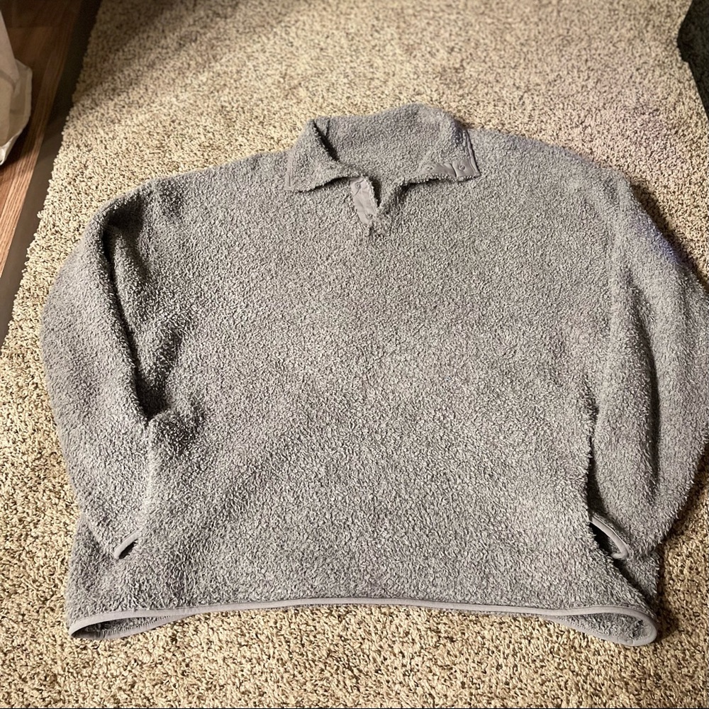 Grey 2X/3X SKIMS Button Up Pullover !